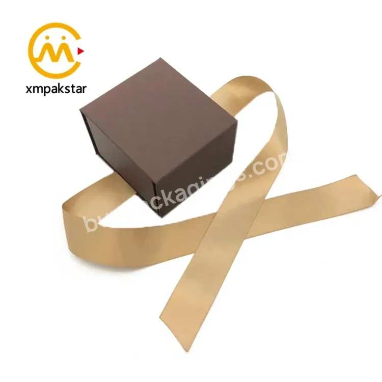 Bespoke Magnetic Closure Jewelry Packaging Mini Rigid Paper Wedding Birthday Gift Box With Ribbon - Buy Mini Gift Box,Rigid Gift Box,Birthday Gift Box.