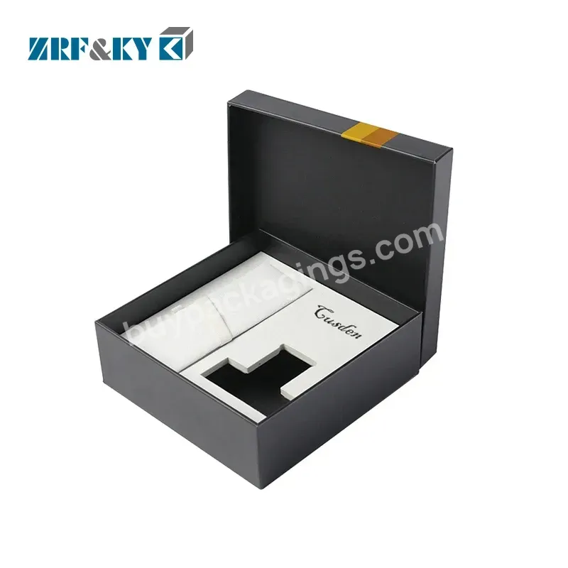 Custom Black Rigid Two Parts Gift Products Packaging Custom Logo Paper Boxes Luxury Design Black Mailer - Buy Paper Gift Products Packaging Box Custom Logo Paper Boxes Luxury Design Black Mailer,Custom Printed Black Paper Box Custom Skin Care Set Pac