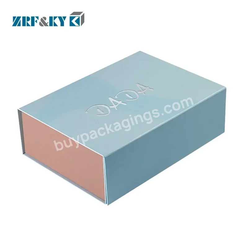 Custom Book Style Rigid Magnetic Collapsible Paper Folding Gift Products Packaging Box - Buy Foldable Paper Box,Custom Printed Paper Box,Rigid Magnetic Paper Box.