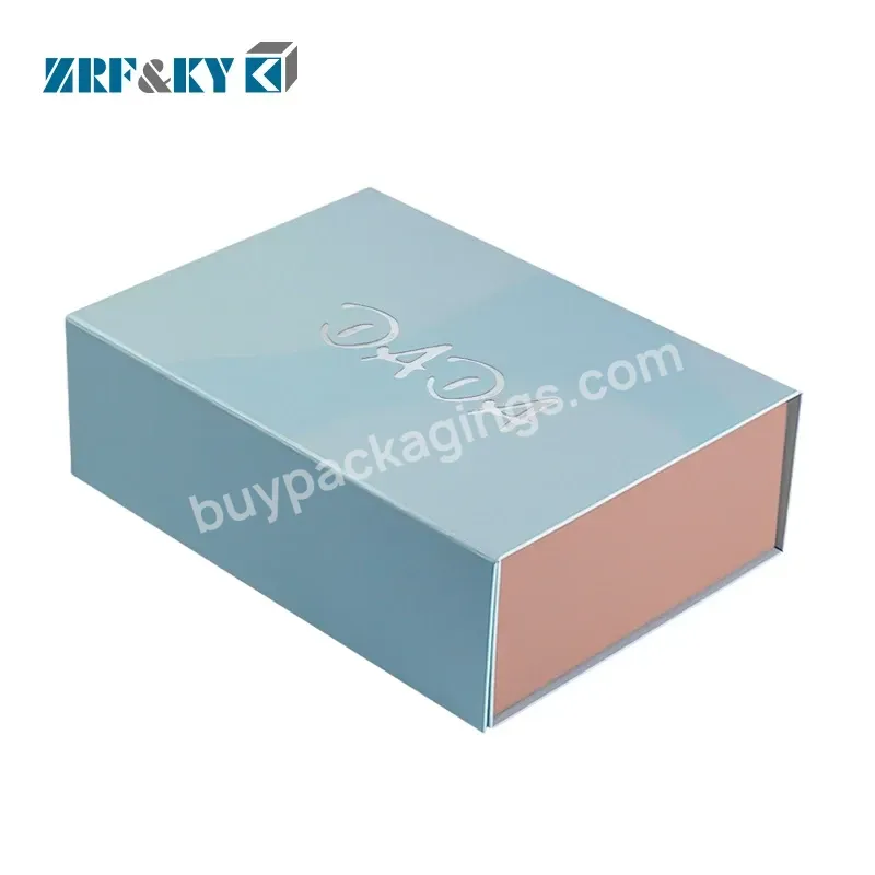 Custom Book Style Rigid Magnetic Collapsible Paper Folding Gift Products Packaging Box - Buy Foldable Paper Box,Custom Printed Paper Box,Rigid Magnetic Paper Box.