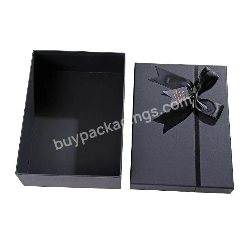 Custom Chocolate Boxes High End Eco-friendly Rigid Box Fancy Lid And Base Gift Packaging Box With Ribbon - Buy Gift Packaging Boxes With Ribbon,Wholesale Custom Chocolate Boxes,Gift Packing Box.