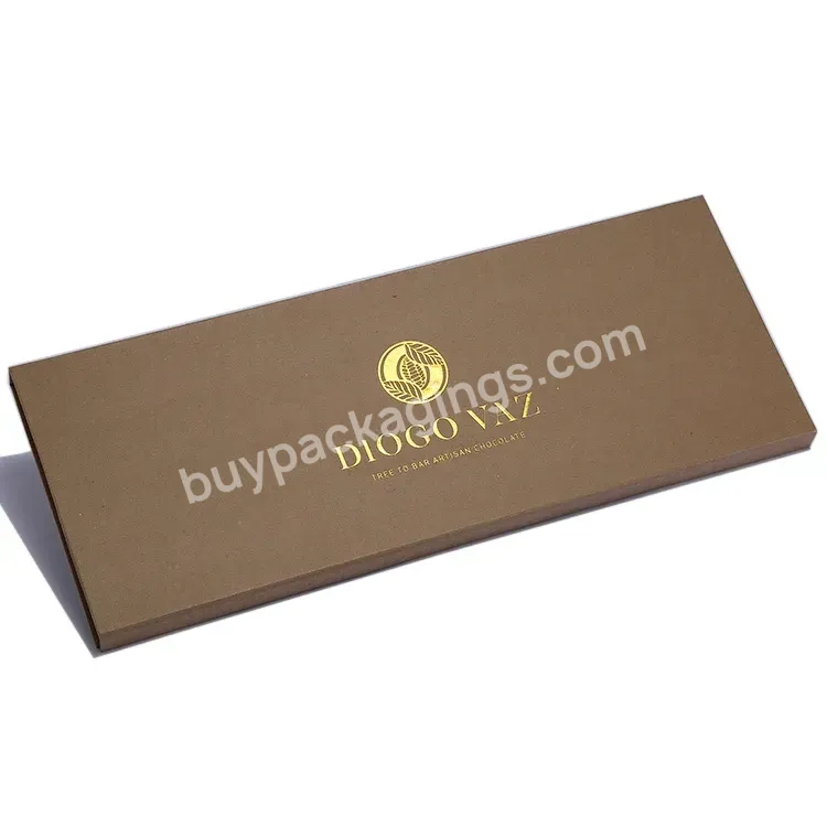Custom Gold Foil Logo Large Magnetic Rigid Kraft Paper Magnetic Valentine Chocolate Bar Gift Packaging Box - Buy Chocolate Bar Gift Box,Valentine Chocolate Box,Chocolate Bar Packaging Box.