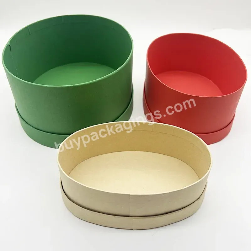 Custom Personalize Packaging Cardboard Rigid Box Round Paper Box With Lid - Buy Round Paper Box,Round Gift Box,Gift Boxes With Lid.