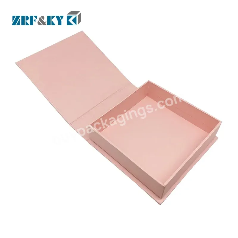Custom Pink Color Brand Logo Printed Rigid Hard Paper Foldable Collapsible Paper Gift Packaging Box - Buy Collapsible Paper Gift Packaging Box,Custom Printed Cosmetic Paper Box,Foldable Collapsible Paper Box.