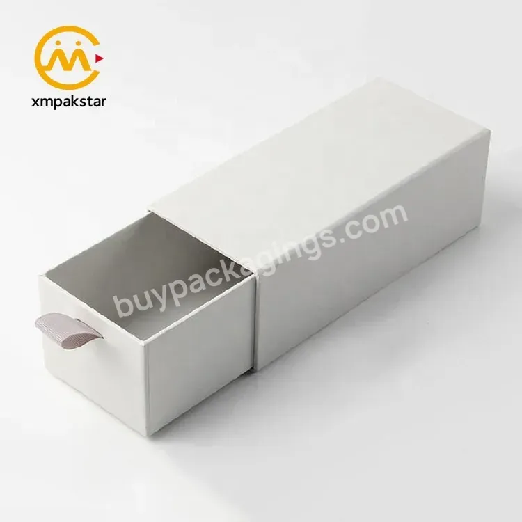 Customised Rigid Rectangle Shape Paper Sliding Out Sunglasses Packaging Box With Drawer - Buy Paper Box With Drawer,Sunglass Box,Sliding Drawer Box.