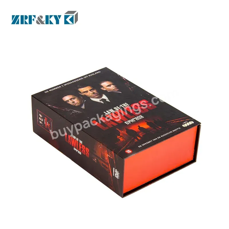 Customized Design Magnetic Flad Lid Packaging Movie Cd Gift Paper Rigid Boxes For Cd Business - Buy Paper Packaging Movie Cd Rigid Packaging Box,Custom Printed Paper Box For Cd Small Business,Magnetic Flad Lid Packaging Paper Magnetic Box.