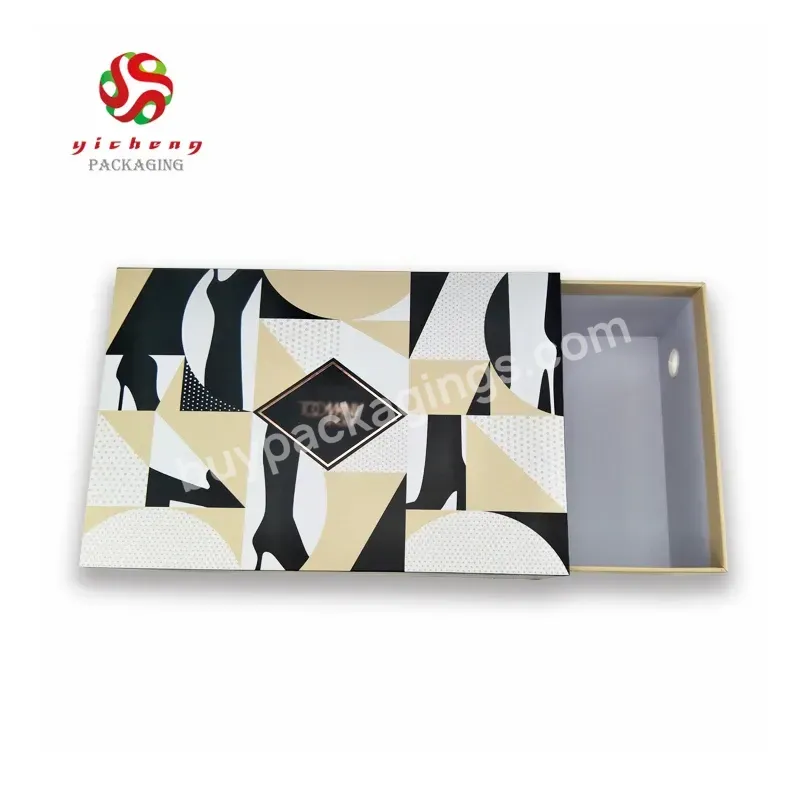 Customized High End Shoes Jacket Dress Garment Clothing Accessories Cardboard Paper Sliding Drawer Packaging Rigid Gift Box - Buy Luxury Custom Logo Cmyk Rigid Gift Box,Drawer Box Packaging Shoes,Custom Shoes Boxes With Logo Packaging.