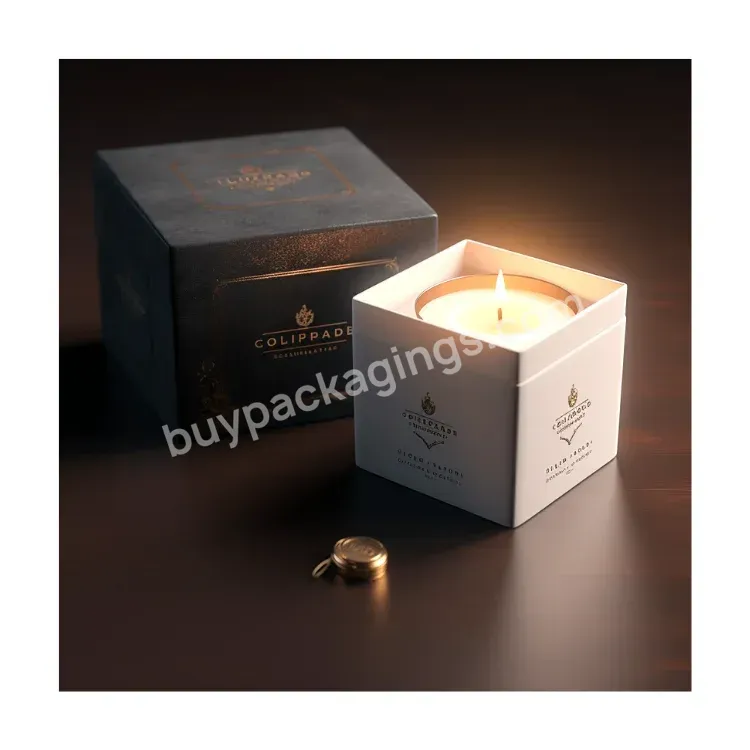 Customized Luxury Packaging Rigid Paper Round Tube Candle Box/custom Match Box - Buy Custom Luxury Design Black Rigid Candle Jar Gift Box With Insert,Luxury Scented Candle Packaging Box,Luxury Rigid Scented Candle Box Packaging.