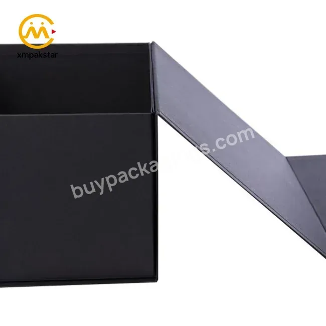 High Quality Customised Rigid White Black Cardboard Magnetic Flap Collapsible Gift Box - Buy Foldable Cardboard Box,Customised Gift Box,Magnetic Folding Box.