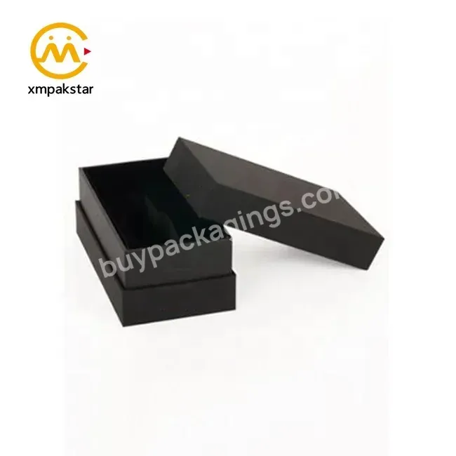 Luxury Custom Empty Black Rigid Paper Perfume Gift Box For Candle Jar Packaging - Buy Empty Perfume Box,Black Perfume Box,Luxury Candle Box.