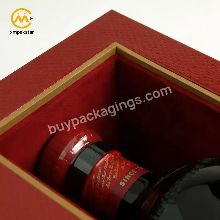 Premium Custom Presentation Rigid Cardboard Gift Packaging Shoulder Box For Wine Bottle - Buy Box For Wine Bottle,Rigid Shoulder Box,Gift Box For Wine.