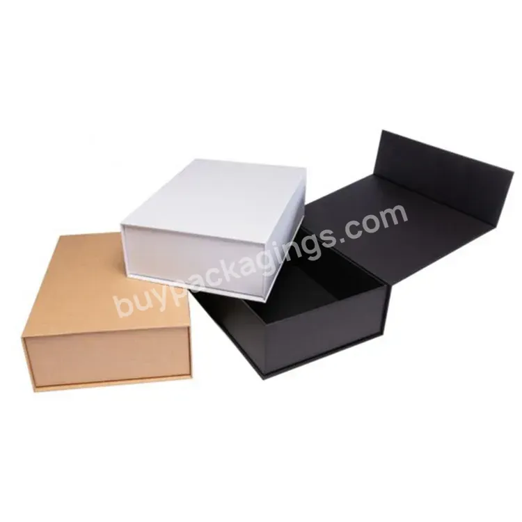 Wholesale Custom Logo Foldable Rigid Kraft Paper Gift Magnetic Closure Shoe Packaging Box - Buy White Magnetic Gift Box,Magnetic Folding Box,Luxury Shoe Box.