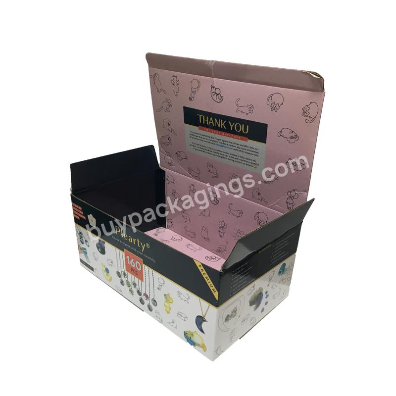 kraft paper packaging shipping ever mailer packaging box with logo inside low moq shipping boxes