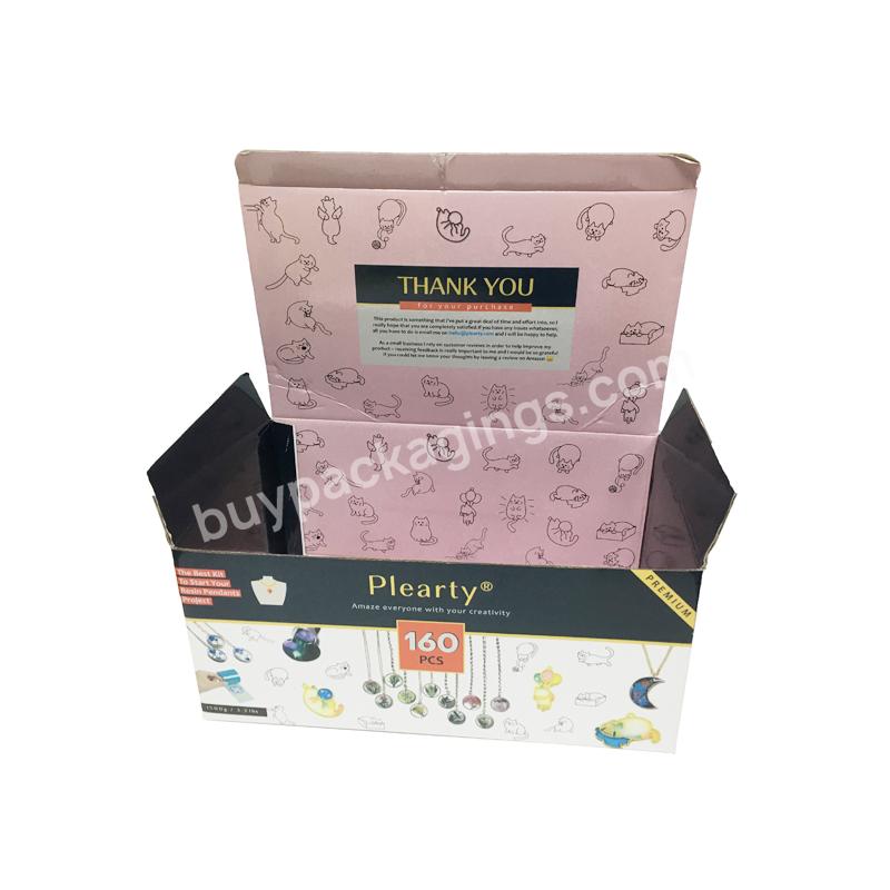 kraft paper packaging shipping ever mailer packaging box with logo inside low moq shipping boxes