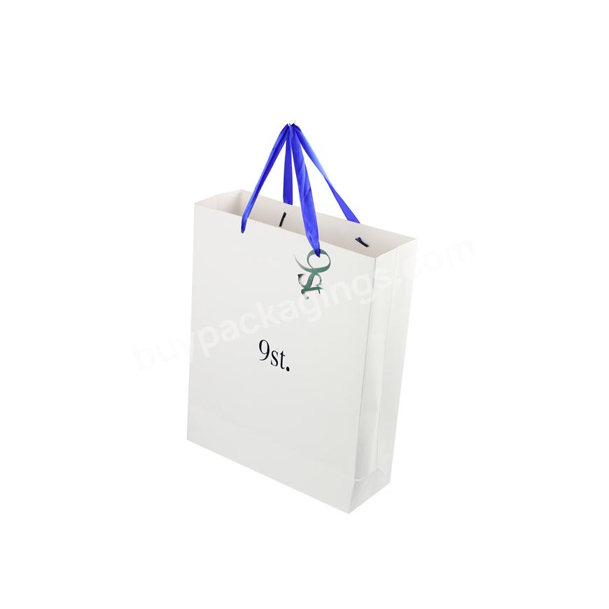 luxury paper square shopping bags for thank you carrot shopping bag