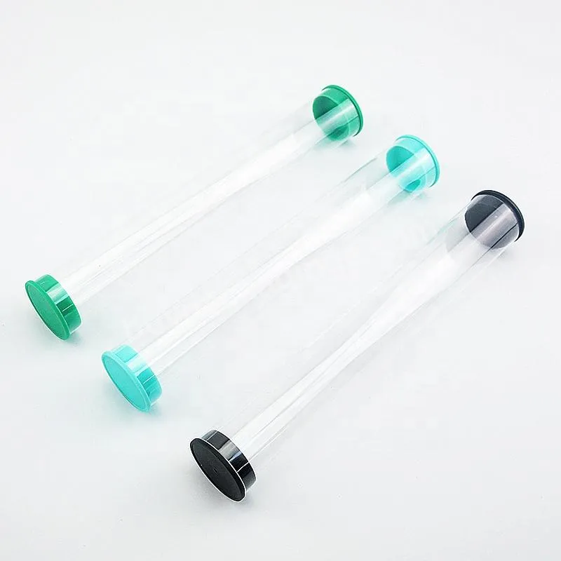 10 Years Factory Custom Clear Cylinder See-through Plastic Tube Packaging