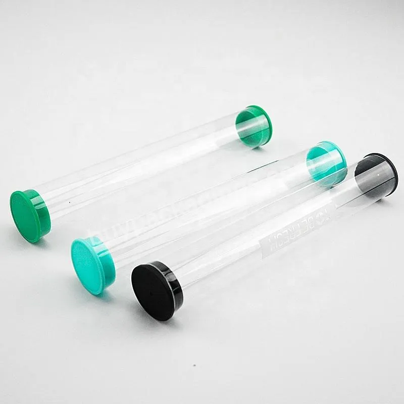 10 Years Factory Custom Clear Cylinder See-through Plastic Tube Packaging