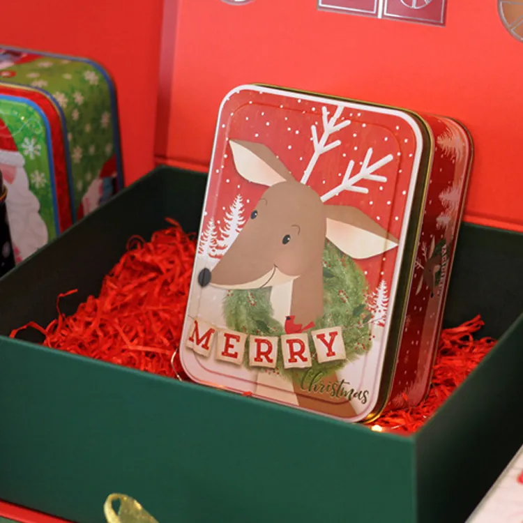 10 Years Factory OEM jerry gift biscuit tin gift christmas tin box house