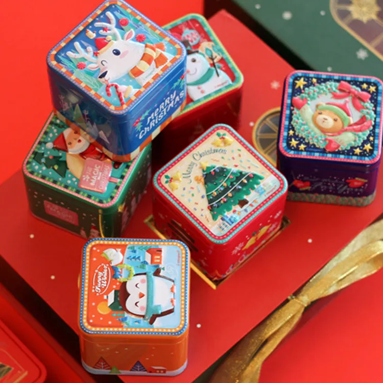 10 Years Factory OEM jerry gift biscuit tin gift christmas tin box house