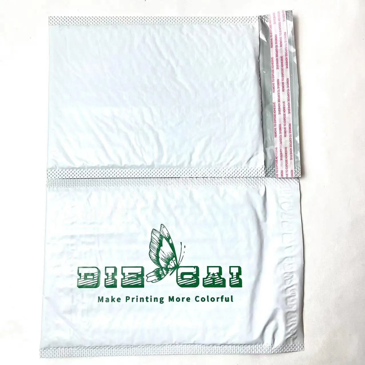 100% 6x10 White Gray Recyclable Custom Eco Friendly Padded Bubble Mailer Mailing Bags Bubble Mailers