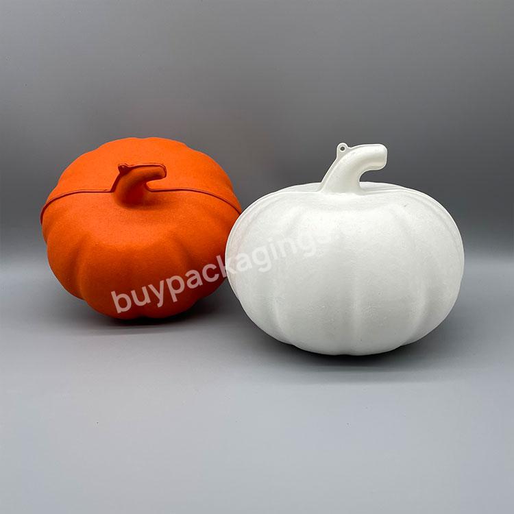 100% Eco Friendly Biodegradable Molded Pulp Paper Halloween Pumpkin Box Halloween Ornaments - Buy Paper Halloween Pumpkin,Paper Pumpkin Box,Halloween Ornaments.