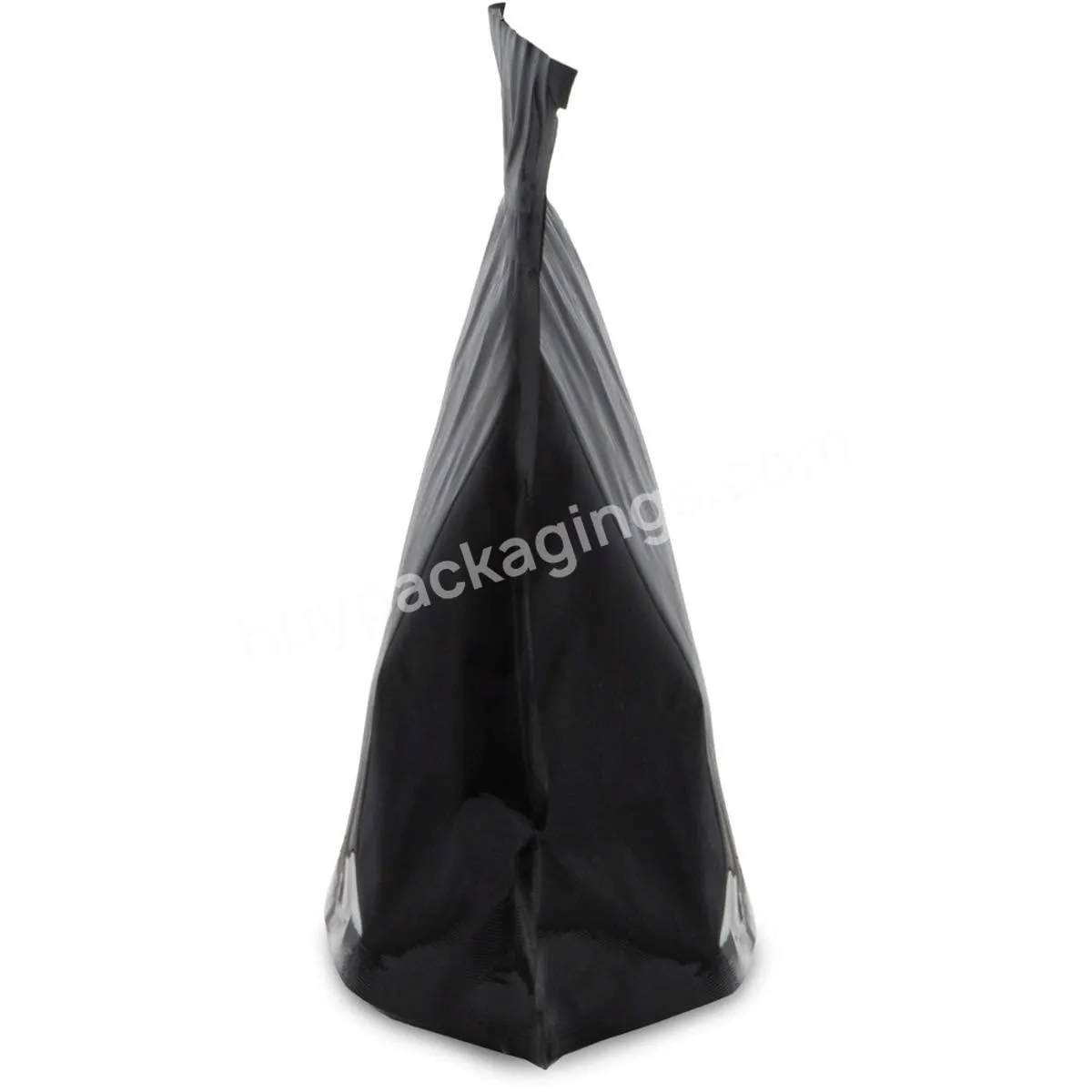 100 Pack Glossy Black Standard Child Resistant Exit Bags Childproof Packaging Pouch Dispensary Exit Bags
