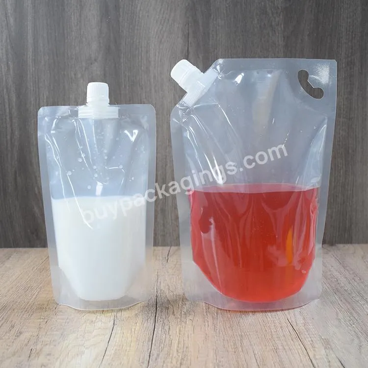 1000ml Shampoo Packaging Standing Up Spout Pouch Bag Drink Bag With Spout