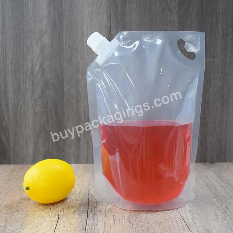 1000ml Shampoo Packaging Standing Up Spout Pouch Bag Drink Bag With Spout