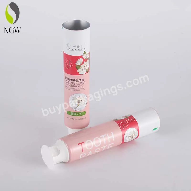 100g 110g 120g 130g 140g 150g Customized Empty Soft Aluminum Plastic Tube Biodegradable Pet Toothpaste Tube Packaging