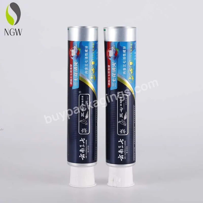 100ml 150ml 200ml Customized Containers Soft Laminated Aluminum Plastic Tube Empty Squeeze Refillable Toothpaste Tube Packaging