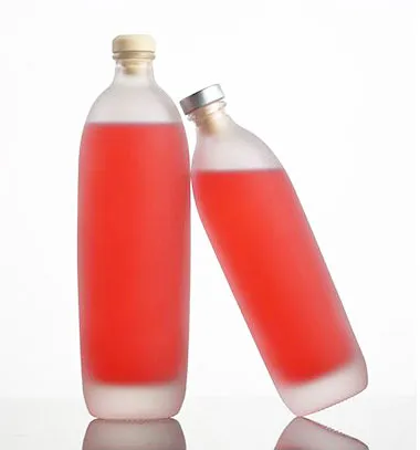 100ML 200ML 250ML 330ML 375ML 500ML 750ML Round Square Transparent Red Wine Vodka  Bottle With Sealing Cap