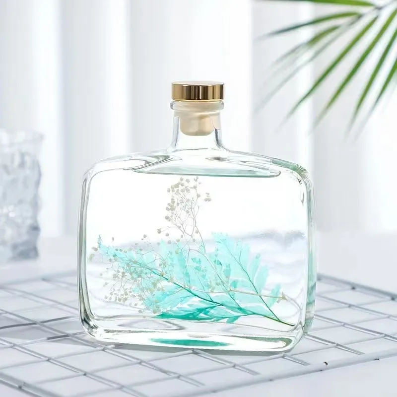 100ml  200ml 330ml Clear Diffuser Glass Bottle Home Bedroom Lasting Aromatherapy Oil Bottle