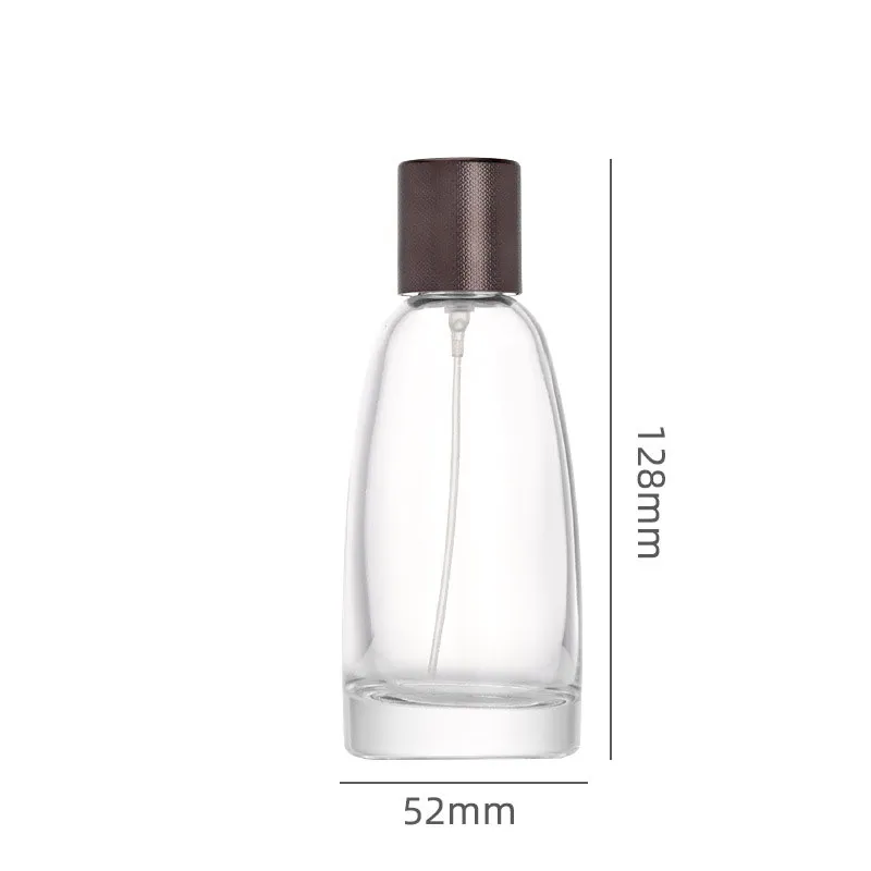 100ml High Quality Cheap Price Clear Cone Spray Glass Material Perfume Bottle