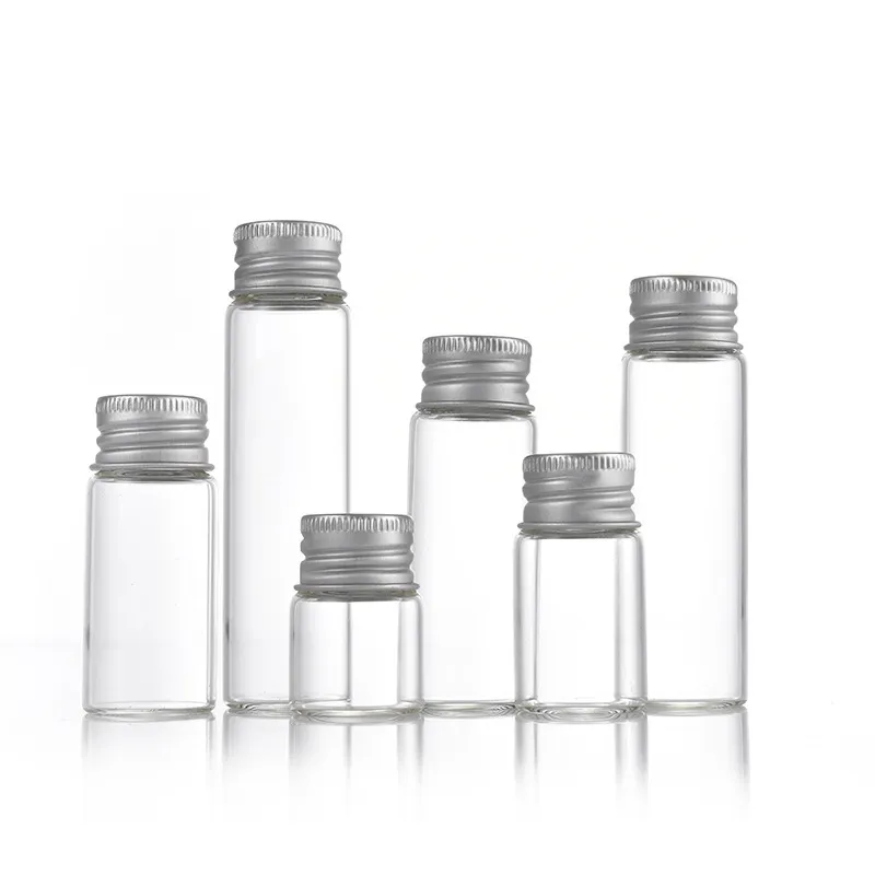 10ml 15ml 20ml Amber Soda Lime Glass Oral Liquid Medicine Bottle With Aluminum Cap