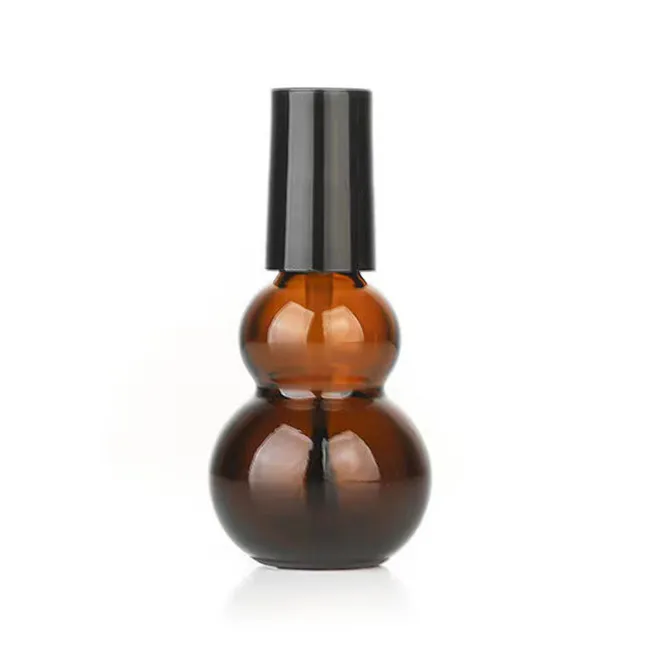 10ml Gourd-shaped Glass Nail Polish Bottle Nail Polish Oil Bottle With Screw Cap