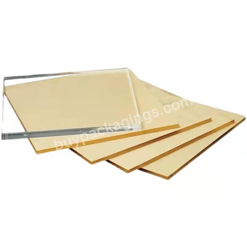 1.0mm Clear Gpps Plastic Sheet For Photo Frame Provide Cutting