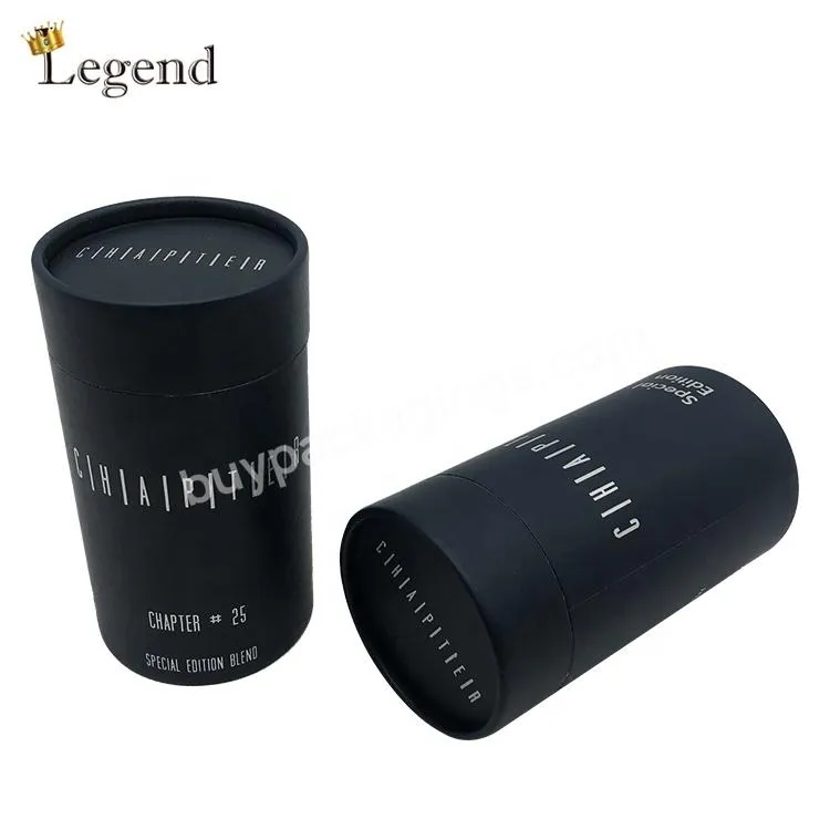 10pcs Gift Packaging Cylinder Boxes Coffee Paper Tube Custom Printing Good Price Luxury Coffee Capsule Box