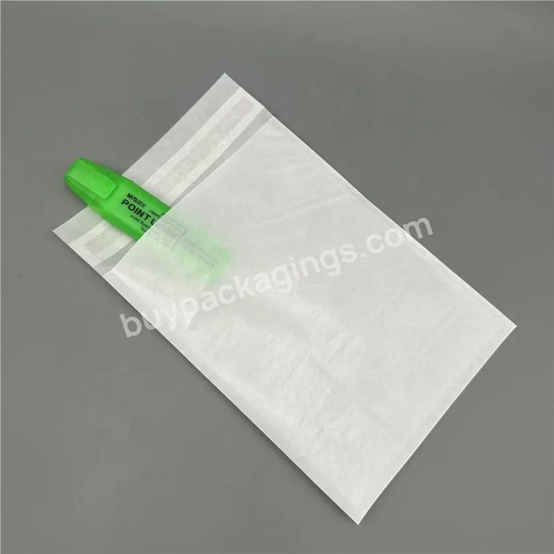 11.8*15.75 Inch Biodegradable Glassine Paper Bag Eco-friendly Compostable Garment Clothing Packaging Waxed Paper Bag For T-shirt - Buy Printed Logo Recyclable Paper Bags For Clothing Self-adhesive Bags,300*400+50mm Frosted Transparent Glassine Paper