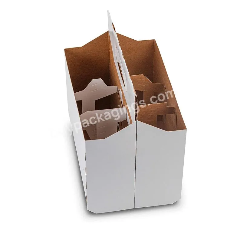 12 Oz Collapsible Corrugated Cardboard Paper 4 6 Pack Wine Bottle Beer Carriers