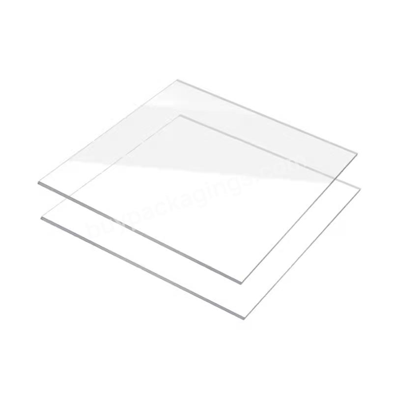 1220*2440mm 1220*1830mm Cast Clear Acrylic Organic Glass Sheets Acrylic Manufacturer