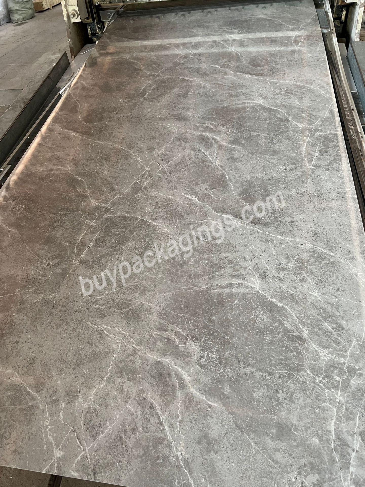 1220*2800*3mm 3d Artificial Marble Sheet Pvc Uv Marble Sheet For Indoor Decorative