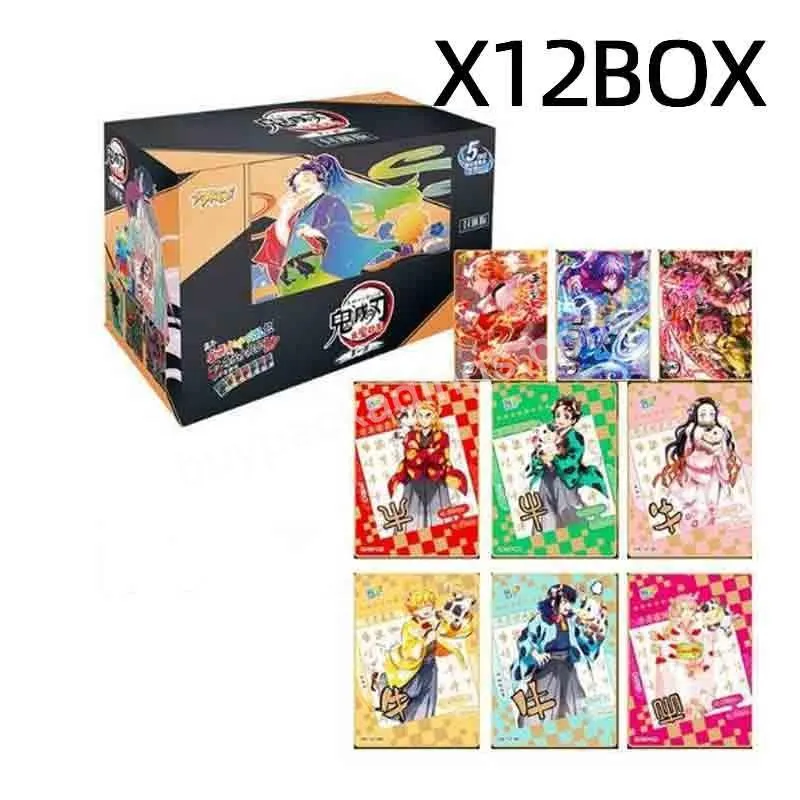 12box Wholesale Demon Slayer Collection Card Box Cp Sp Ssp Anime Table Playing Game Board Kids Adult Toys Christmas Gift - Buy Demon Slayer Collection Card,Demon Slayer Box,Wholesales Demon Slayer Collection Card.