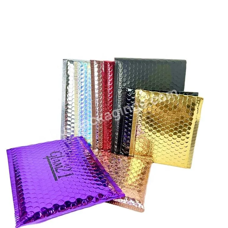 12x16 Custom Shipping Bubble Envelope Padded Bag Foil Bubble Mailer Bag Clothing Packaging Custom Poly Mailer