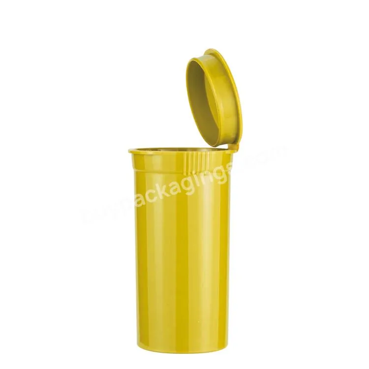 13 19 30 60 90 120 Dram Child Resistant Container Plastic Bottle Hinged Lid Vial Snap Cap Pop Top Plastic Bottles