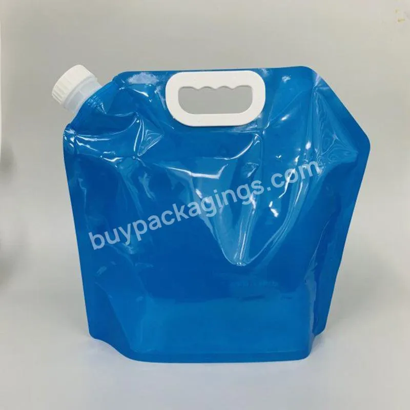 1.5l Outdoor Emergency Drink Water Tank Storage Bags Clear Stand Up Plastic Spout Pouches