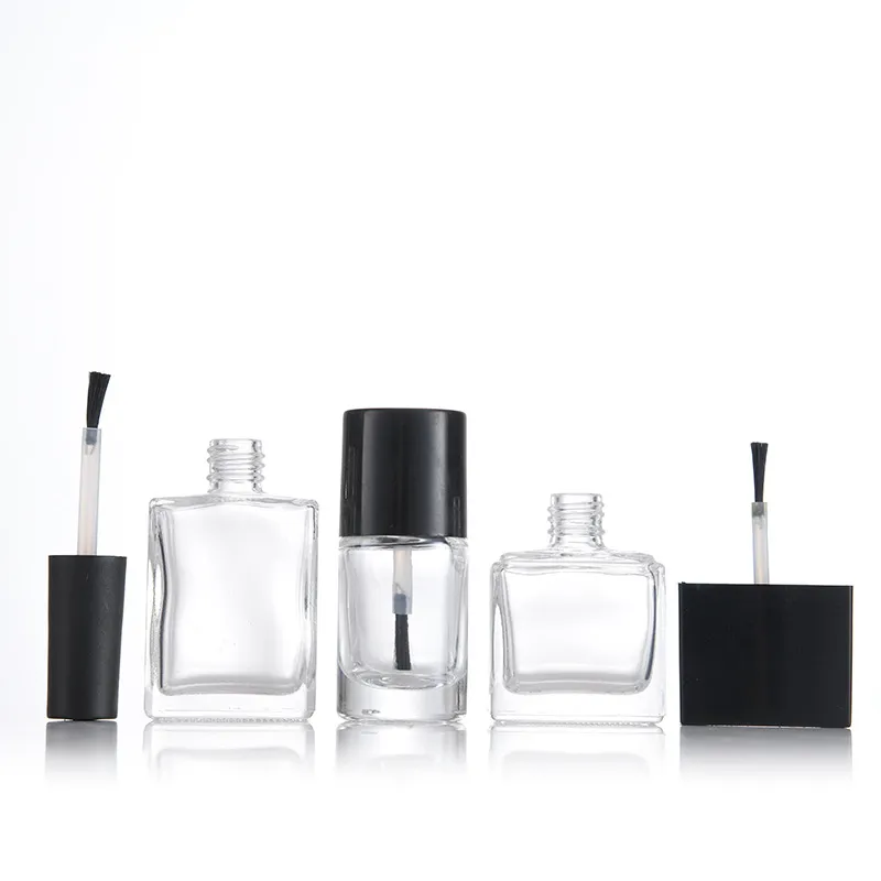 15ML 10ML  5ML  3ML Empty Bottle With Brush Multiple Size Glass Material Cheap Price Nail Polish Bottle