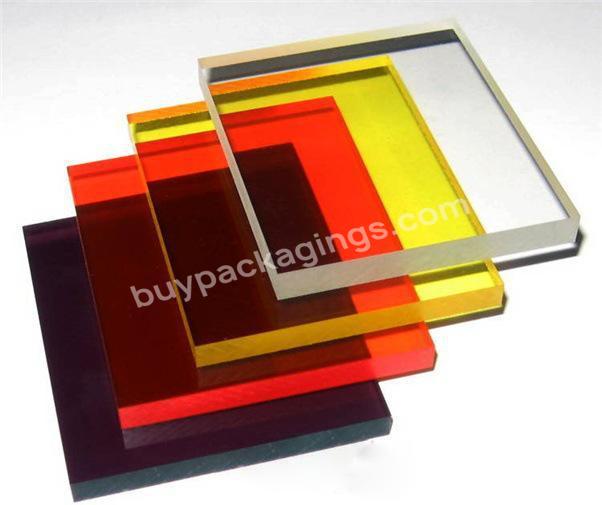 1mm-30mm Thickness And Acrylic Material Color Transparent 5x7 4x8 Cast Acrylic Sheet/acrilic Sheet