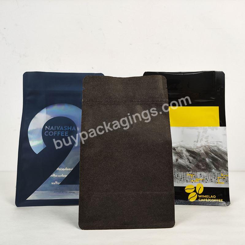 2022 Hot Sale Competitive Price White Foil Pouch Biodegradable Valve Coffee Bags