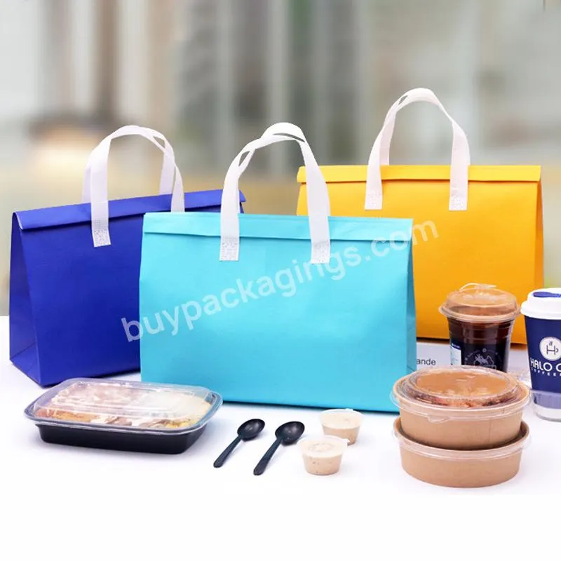 2022 Insulated Lunch Bag Thermal Custom Printing Tote Bags Cooler Picnic Food Lunch Box Bag