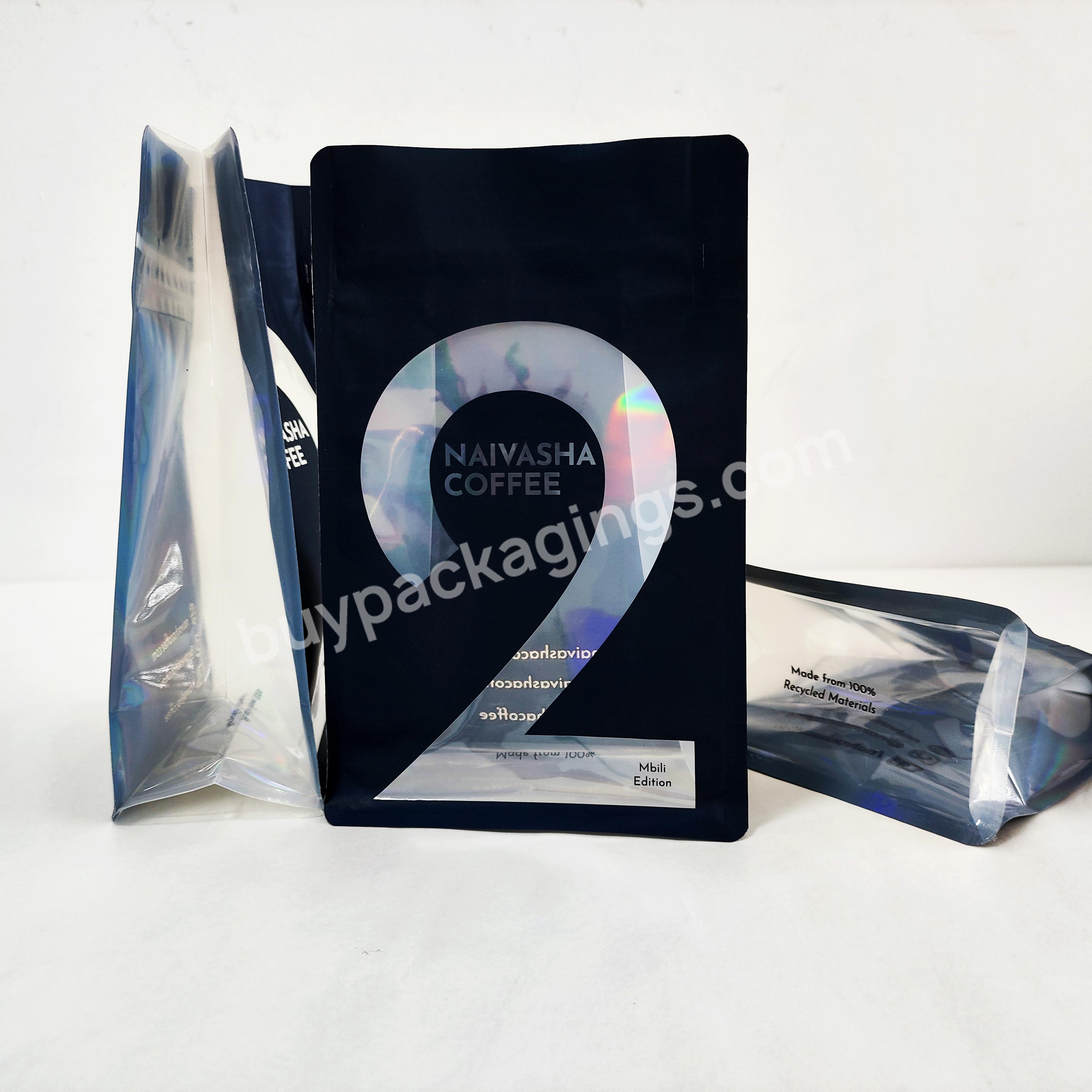 2022 New Arrival Low Price Compostable Flat Bottom Coffee Bags